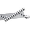 imageFORIOUS Adhesive Toilet Paper Holder Brushed Nickel Self Adhesive or Wall Mounted Options Stainless Steel Rustproof Stick on no Drilling Pivoting Toilet Tissue Roll Holder Wall Mount for BathroomChrome