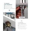 imageFORIOUS Kitchen Faucet with Pull Down Sprayer Brushed Nickel Classic High Arc Stainless Steel Faucet for Kitchen Sink Single Handle for 1 or 3 Hole Decks for RV Bar Farmhouse Laundry CamperStainless Steel