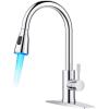 imageFORIOUS Kitchen Faucets with Water Filter 2 in 1 Stainless Steel Pull Down Sink Faucet and Purfied Water Faucet High Arc Single Handle with Detachable Deck for 1 or 3 Hole Brushed NickelChrome