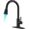 imageFORIOUS Kitchen Faucets with Water Filter 2 in 1 Stainless Steel Pull Down Sink Faucet and Purfied Water Faucet High Arc Single Handle with Detachable Deck for 1 or 3 Hole Brushed NickelMatte Black