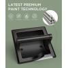imageFORIOUS Recessed Toilet Paper Holder Stainless Steel Durable Tissue Roll Holder Wall Mount for Bathroom Space Saving Design with Mounting Bracket in Wall Toilet Paper Dispenser Insert Matte BlackOil Rubbed Bronze