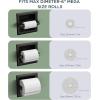 imageFORIOUS Recessed Toilet Paper Holder Stainless Steel Durable Tissue Roll Holder Wall Mount for Bathroom Space Saving Design with Mounting Bracket in Wall Toilet Paper Dispenser Insert Matte BlackOil Rubbed Bronze