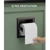 imageFORIOUS Recessed Toilet Paper Holder Stainless Steel Durable Tissue Roll Holder Wall Mount for Bathroom Space Saving Design with Mounting Bracket in Wall Toilet Paper Dispenser Insert Matte BlackOil Rubbed Bronze