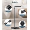 imageFORIOUS Toilet Paper Holder Stand Adjustable Stainless Steel Freestanding Toilet Paper Holder with Storage Bathroom Tissue Roll Stand Storage for 4 Rolls Matte BlackOil Rubbed Bronze