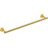 imageFORIOUS Towel Racks for Bathroom Wall Mounted Stainless Steel Bathroom Towel Rack 24 Inch Includes Wall Mounting Hardware Brushed Nickel Total Length 26InchBrushed Gold