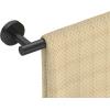 imageFORIOUS Towel Racks for Bathroom Wall Mounted Stainless Steel Bathroom Towel Rack 24 Inch Includes Wall Mounting Hardware Brushed Nickel Total Length 26InchMatte Black