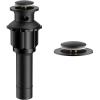 imageFORIOUS Bathroom Sink Drain with Overflow Pop Up Drain Assembly with Detachable Basket Stopper AntiExplosion and AntiClogging Drain Strainer 304 Stainless Steel Brushed NickelMatte Black