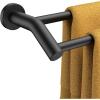 imageFORIOUS Double Towel Bar 24quot Heavy Duty SUS304 Stainless Steel Dual Towel Racks for Bathroom Wall Mount Space Saving Towel Rod Towel Holder Rail Brushed NickelMatte Black