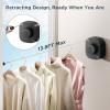 imageFORIOUS Retractable Clothesline Indoor 138 Ft NonSagging Outdoor Clothes Line Rustproof All Stainless Steel Heavy Duty Clothes Drying Laundry Line Screw Wall Mounted for Bathroom Brushed GoldMatte Black