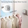 imageFORIOUS Retractable Clothesline Indoor 138 Ft NonSagging Outdoor Clothes Line Rustproof All Stainless Steel Heavy Duty Clothes Drying Laundry Line Screw Wall Mounted for Bathroom Brushed GoldBrushed Nickel