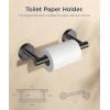 imageFORIOUS Toilet Paper Holder Wall Mount Stainless Steel Rustproof Double Post Pivoting Tissue Roll Holder for Bathroom Commercial Toilet Paper Dispenser Oil Rubbed BronzeOil Rubbed Bronze
