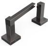imageFORIOUS Toilet Paper Holder Wall Mount Stainless Steel Rustproof Double Post Pivoting Tissue Roll Holder for Bathroom Commercial Toilet Paper Dispenser Oil Rubbed BronzeOil Rubbed Bronze