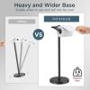 imageFORIOUS Toilet Paper Holder Wall Mount Stainless Steel Rustproof Double Post Pivoting Tissue Roll Holder for Bathroom Commercial Toilet Paper Dispenser Oil Rubbed BronzeMatte Black