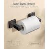 imageFORIOUS Toilet Paper Holder Wall Mount Stainless Steel Rustproof Double Post Pivoting Tissue Roll Holder for Bathroom Commercial Toilet Paper Dispenser Oil Rubbed BronzeOil Rubbed Bronze