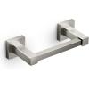 imageFORIOUS Toilet Paper Holder Wall Mount Stainless Steel Rustproof Double Post Pivoting Tissue Roll Holder for Bathroom Commercial Toilet Paper Dispenser Oil Rubbed BronzeStainless Steel