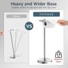 imageFORIOUS Toilet Paper Holder Wall Mount Stainless Steel Rustproof Double Post Pivoting Tissue Roll Holder for Bathroom Commercial Toilet Paper Dispenser Oil Rubbed BronzeStainless Steel