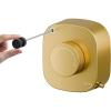 imageFORIOUS Retractable Clothesline Indoor 138 Ft NonSagging Outdoor Clothes Line Rustproof All Stainless Steel Heavy Duty Clothes Drying Laundry Line Screw Wall Mounted for Bathroom Brushed GoldBrushed Gold