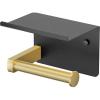 Matte Black & Brushed Gold