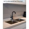 imageFORIOUS Black Bathroom Faucet 1 or 3 Hole Single Handle Matte Black Bathroom Sink Faucet 2 Pack with cUPC Supply Line and Pop Up Drain Suitable for Bar RV Vanity Restroom CommerialMatte Black x2Pcs