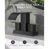 imageFORIOUS Black Kitchen Faucet  Bathroom Faucet