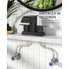 imageFORIOUS Black Kitchen Faucet  Bathroom Faucet
