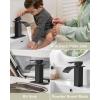 imageFORIOUS Black Kitchen Faucet Waterfall Bathroom Faucet
