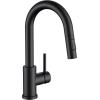 imageFORIOUS Black Kitchen Faucet and Bar Sink Faucet with Pull Down Sprayer for Bar Bathroom Farmhouse Camper Laundry Rv