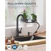 imageFORIOUS Black Kitchen FaucetBathroom Faucet