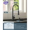 imageFORIOUS Black Kitchen FaucetFORIOUS Matte Black Waterfall Bathroom Faucet