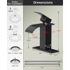 imageFORIOUS Black Kitchen FaucetFORIOUS Matte Black Waterfall Bathroom Faucet