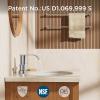 imageFORIOUS Brushed Nickel Kitchen Faucet Bathroom Sink Faucet