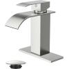 imageFORIOUS Brushed Nickel Kitchen FaucetFORIOUS Waterfall Bathroom Faucet