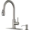 imageFORIOUS Brushed Nickel Kitchen FaucetFORIOUS Waterfall Bathroom Faucet