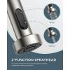 imageFORIOUS Brushed Nickel Kitchen Sink FaucetWaterfall Bathroom Faucet