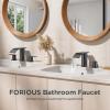 imageFORIOUS Matte Black Kitchen Faucet  Bathroom Faucet
