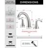 imageFORIOUS Black Bathroom Faucet 3 Hole Widespread Bathroom Sink Faucet 8 Inch with Pop Up Drain and CUPC Supply Hose 2 Handle for Vanity Rv Commercial Lavatory RestroomStainless Steel