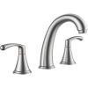 imageFORIOUS Black Bathroom Faucet 3 Hole Widespread Bathroom Sink Faucet 8 Inch with Pop Up Drain and CUPC Supply Hose 2 Handle for Vanity Rv Commercial Lavatory RestroomStainless Steel