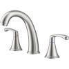 imageFORIOUS Brushed Nickel Bathroom Faucet 3 Hole Widespread Bathroom Sink Faucet 8 Inch with Pop Up Drain and CUPC Supply Hose 2 Handle for Vanity Rv Commercial Lavatory Restroom