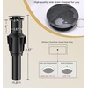 image:imageFORIOUS Matte Black Vessel Sink Faucet Single Hole Morden Tall Bathroom Faucets One Lever Handle with Pop up Drain for Basin Bowl Vanity Lavatory ResidentialCommercial UseMatte Black