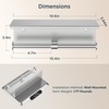 image:imageFORIOUS Double Toilet Paper Holder with Shelf Wall Mount Tissue Roll Holder for Bathroom 304 Stainless Steel Commercial Toilet Tissue Dispensers with Phone Shelf 4 Stainless SteelStainless Steel