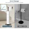 image:imageFORIOUS Toilet Paper Holder Stand Modern Freestanding Tissue Roll Holder for Bathroom Durable 304 Stainless Steel and Weighted Base Toilet Paper Stand toilet paper storage for 4 Rolls Brushed GoldOil Rubbed Bronze