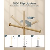 image:imageFORIOUS Toilet Paper Holder Stand Modern Freestanding Tissue Roll Holder for Bathroom Durable 304 Stainless Steel and Weighted Base Toilet Paper Stand toilet paper storage for 4 Rolls Brushed GoldMatte Black  Brushed Gold
