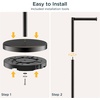 image:imageFORIOUS Toilet Paper Holder Stand Modern Freestanding Tissue Roll Holder for Bathroom Durable 304 Stainless Steel and Weighted Base Toilet Paper Stand toilet paper storage for 4 Rolls Brushed GoldOil Rubbed Bronze