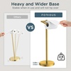 image:imageFORIOUS Toilet Paper Holder Stand Modern Freestanding Tissue Roll Holder for Bathroom Durable 304 Stainless Steel and Weighted Base Toilet Paper Stand toilet paper storage for 4 Rolls Brushed GoldBrushed Gold
