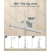 image:imageFORIOUS Toilet Paper Holder Stand Modern Freestanding Tissue Roll Holder for Bathroom Durable 304 Stainless Steel and Weighted Base Toilet Paper Stand toilet paper storage for 4 Rolls Brushed GoldBrushed Nickel