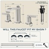image:imageFORIOUS Vessel Bathroom Sink Faucets 1 Hole Brushed Gold Tall Waterfall Bathroom Faucet Single Handle with Pop Up Drain and Supply Lines for Bowel Sink Deck MountStainless Steel