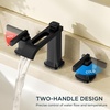 image:imageFORIOUS Vessel Bathroom Sink Faucets 1 Hole Brushed Gold Tall Waterfall Bathroom Faucet Single Handle with Pop Up Drain and Supply Lines for Bowel Sink Deck MountMatte Black