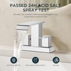 image:imageFORIOUS Vessel Bathroom Sink Faucets 1 Hole Brushed Gold Tall Waterfall Bathroom Faucet Single Handle with Pop Up Drain and Supply Lines for Bowel Sink Deck MountChrome