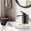 image:imageFORIOUS Vessel Bathroom Sink Faucets 1 Hole Brushed Gold Tall Waterfall Bathroom Faucet Single Handle with Pop Up Drain and Supply Lines for Bowel Sink Deck MountMatte Black