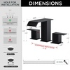 image:imageFORIOUS Vessel Bathroom Sink Faucets 1 Hole Brushed Gold Tall Waterfall Bathroom Faucet Single Handle with Pop Up Drain and Supply Lines for Bowel Sink Deck MountMatte Black x2